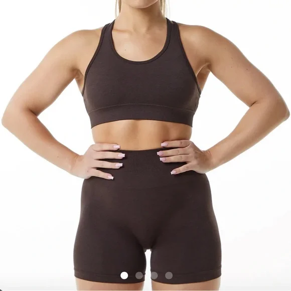 Alphalete revival bra - chocolate - Picture 2 of 4